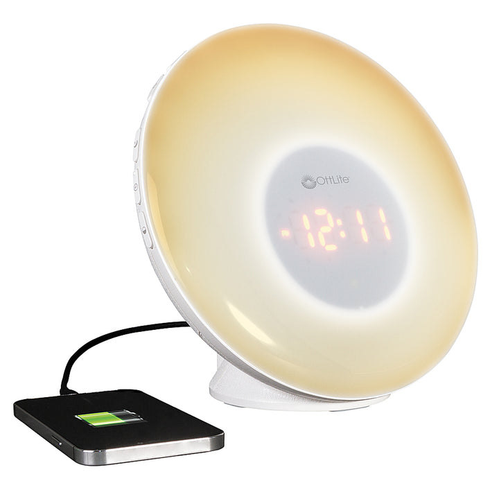 Ottlite Wake-Up Light w/White Noise - White_11