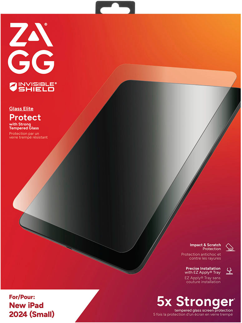 ZAGG - InvisibleShield Glass Elite 11" Screen Protector for Apple iPad Air (6th gen) - Clear_2
