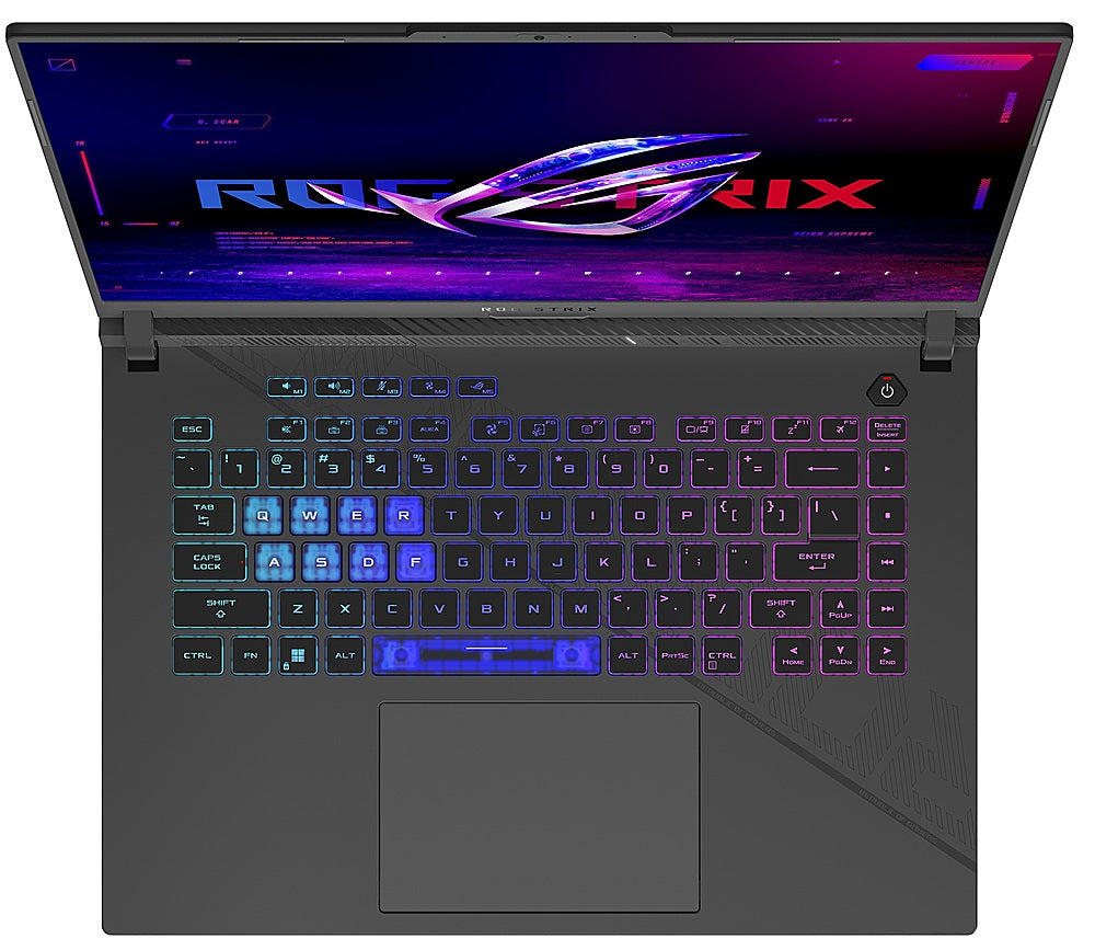 ASUS - ROG Strix G16 16” 240Hz Gaming Laptop QHD - Intel Core i9-14900HX with 32GB DDR5 - NVIDIA GeForce RTX 4060 - 1TB SSD - Eclipse Gray_1