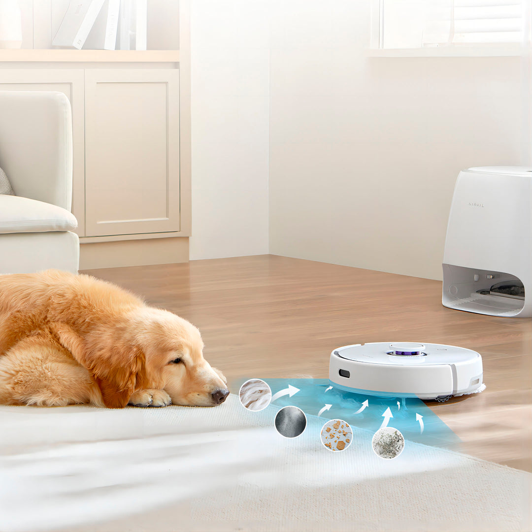 Narwal Freo Mate Robot Vacuum and Mop Combo, Robot Mop and Vacuum with Auto Mop Washing & Drying - White_11