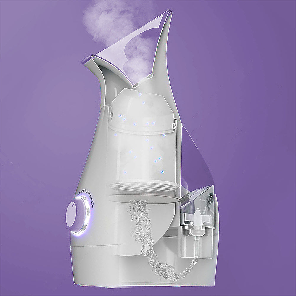 Pure Daily Care - Nano Ionic Facial Steamer with 5 Piece Skin Kit and Hyaluronic Serum - Lilac_2