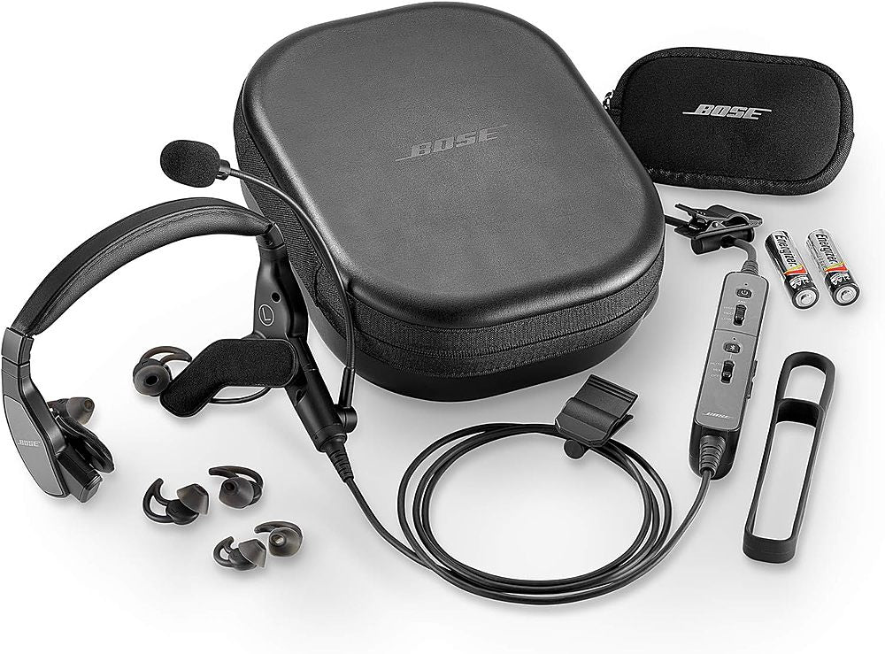 Bose - ProFlight Series 2 Bluetooth Noise-Cancelling In-Ear Aviation Headset - Black_2