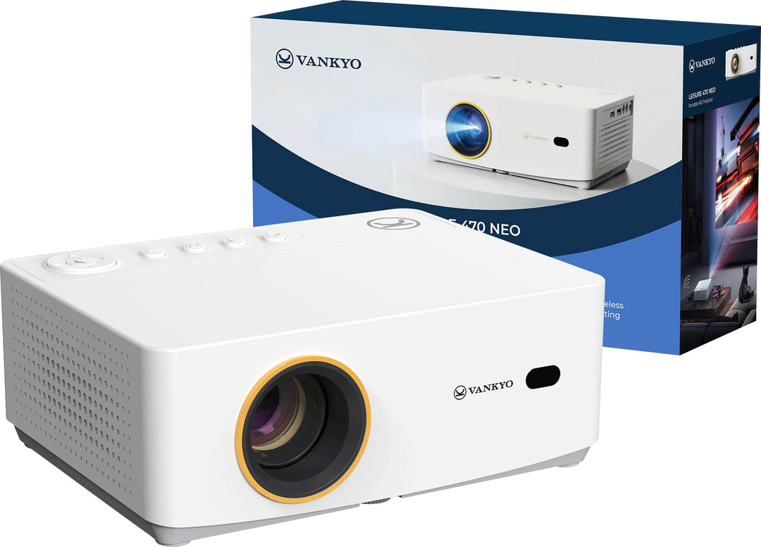 Vankyo - Leisure 470 Neo Wireless Mini Projector - White_1