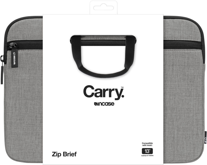 Incase - Carry Zip Brief for up to 14" Laptop - Cement Gray_4