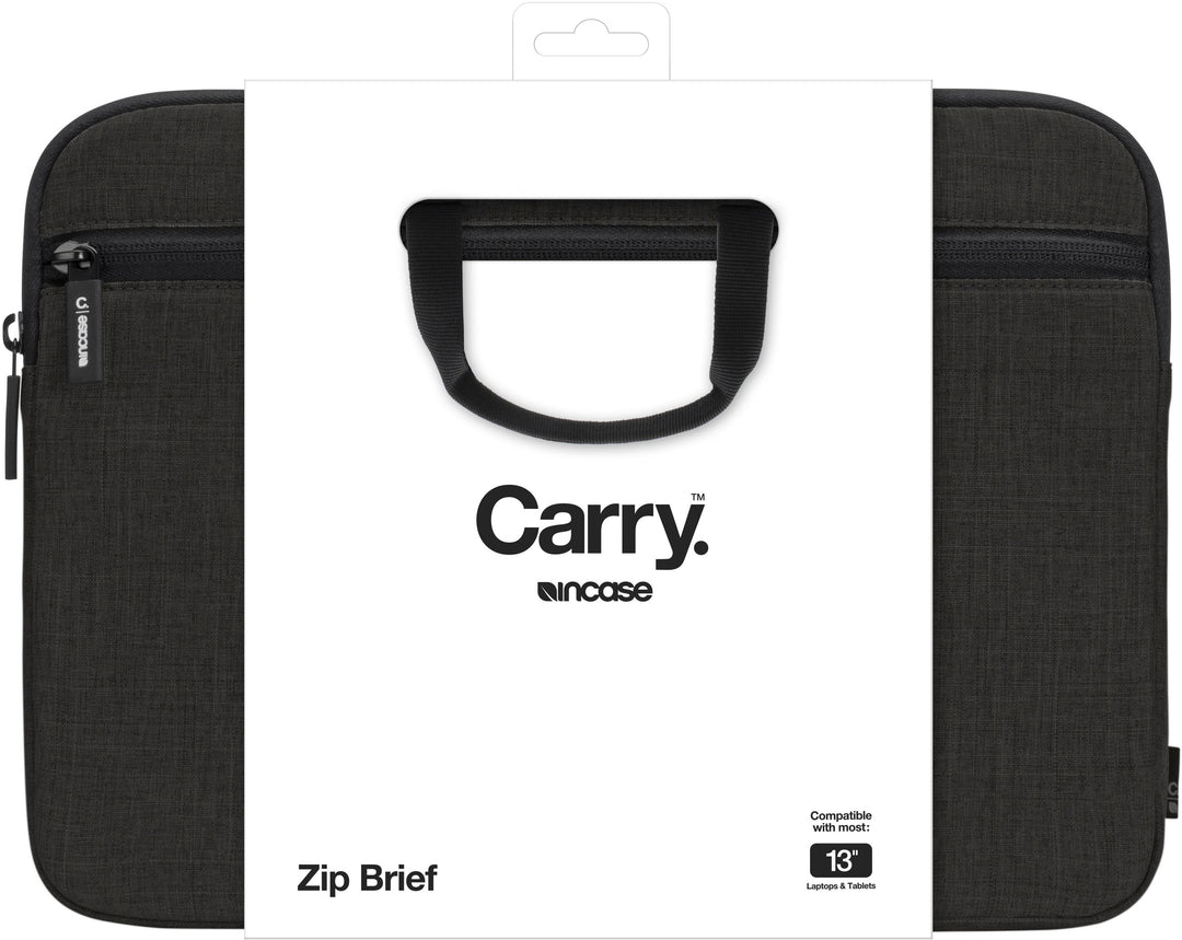 Incase - Carry Zip Brief for up to 14" Laptop - Black_4