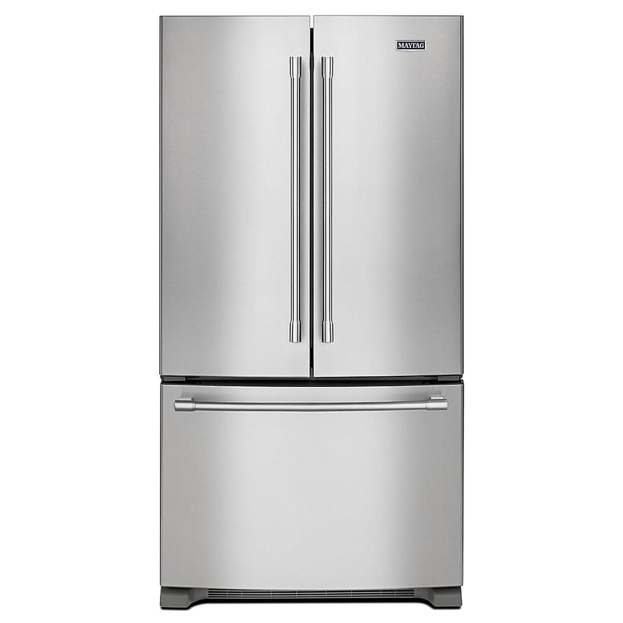 Maytag - 25 cu. ft. French Door Refrigerator with Water Dispenser - Stainless Steel_0