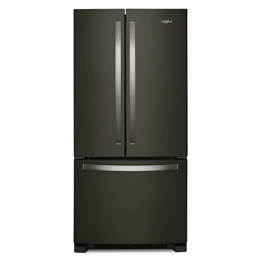 Whirlpool - 22 cu. ft. French Door Refrigerator with Humidity-Controlled Crispers - Black Stainless Steel_0