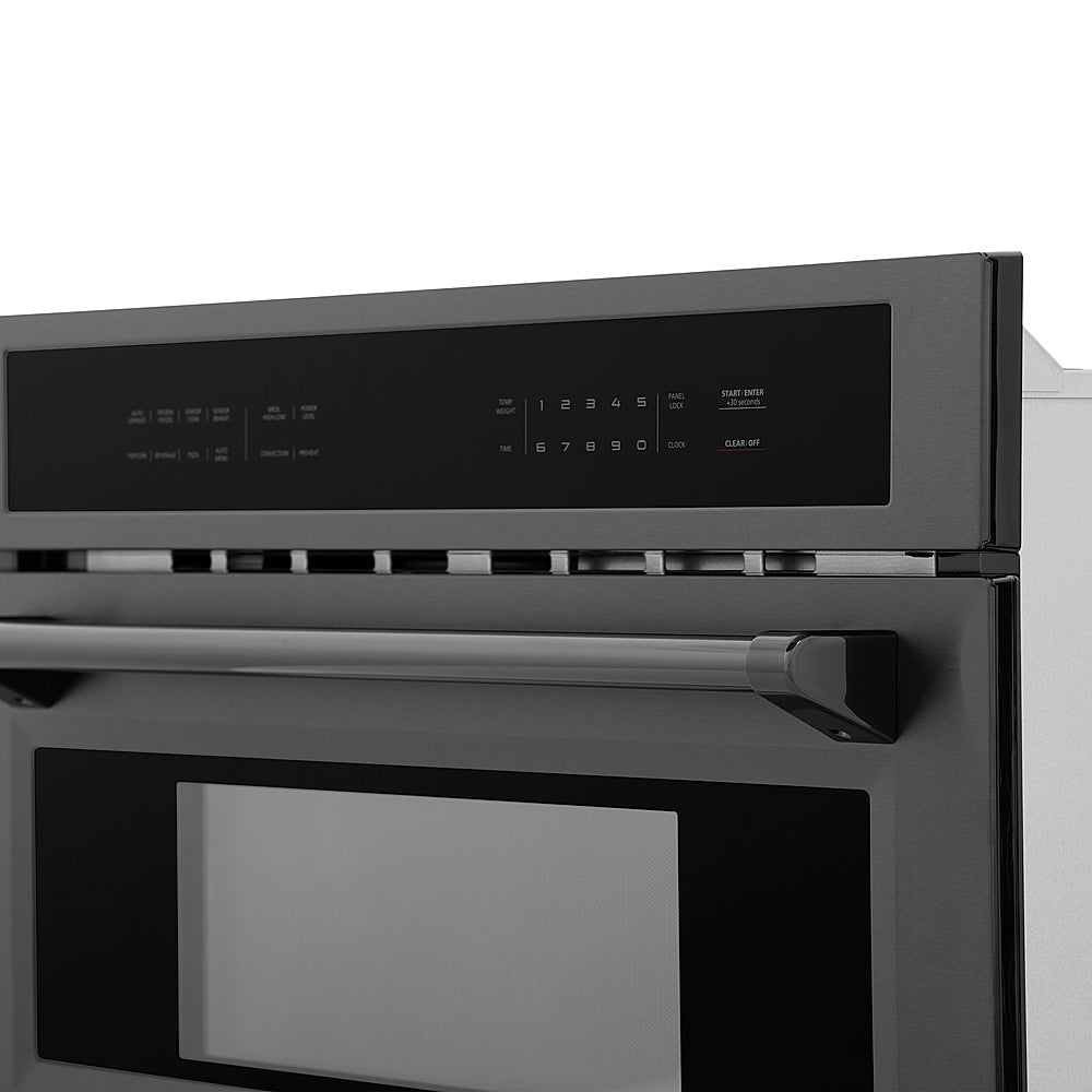 ZLINE - 30" 1.6 cu ft. Built-in Convection Microwave Oven in Black Stainless Steel with Speed and Sensor Cooking_4