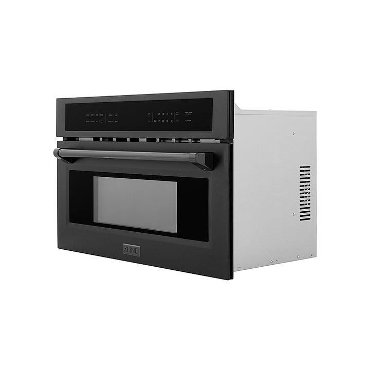 ZLINE - 30" 1.6 cu ft. Built-in Convection Microwave Oven in Black Stainless Steel with Speed and Sensor Cooking_6