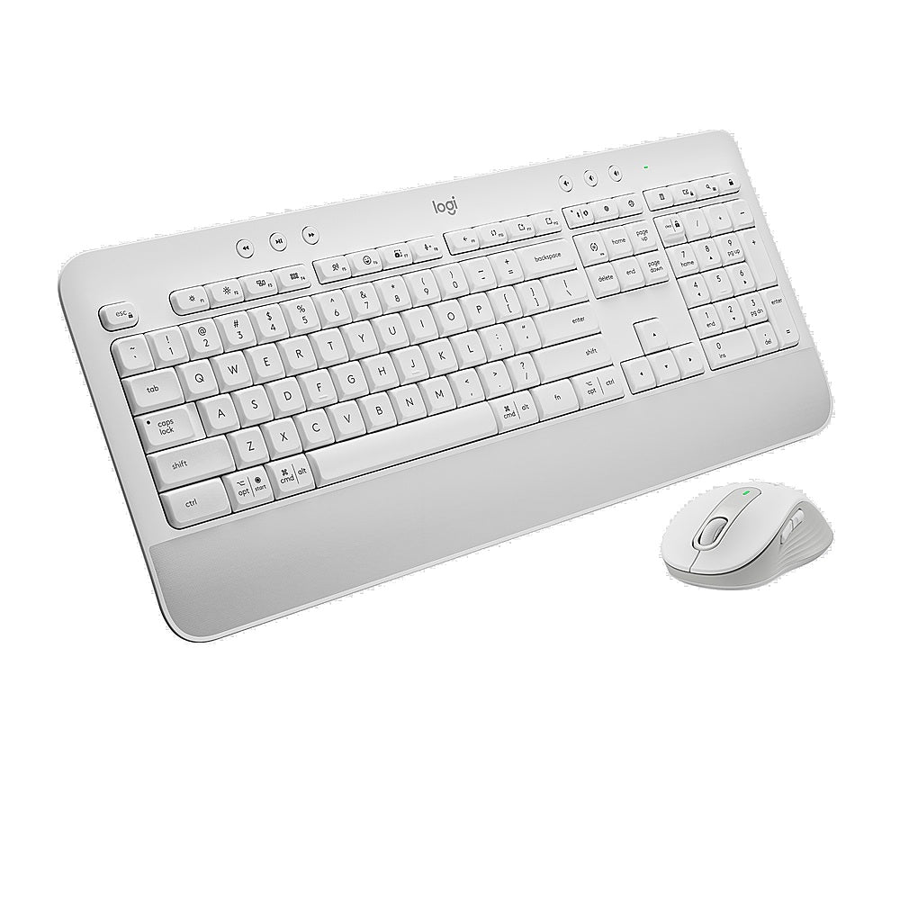 Logitech - Signature MK650 Combo for Business Full-size Wireless Keyboard and Mouse Bundle with Secure Logi Bolt Receiver - Off-White_1