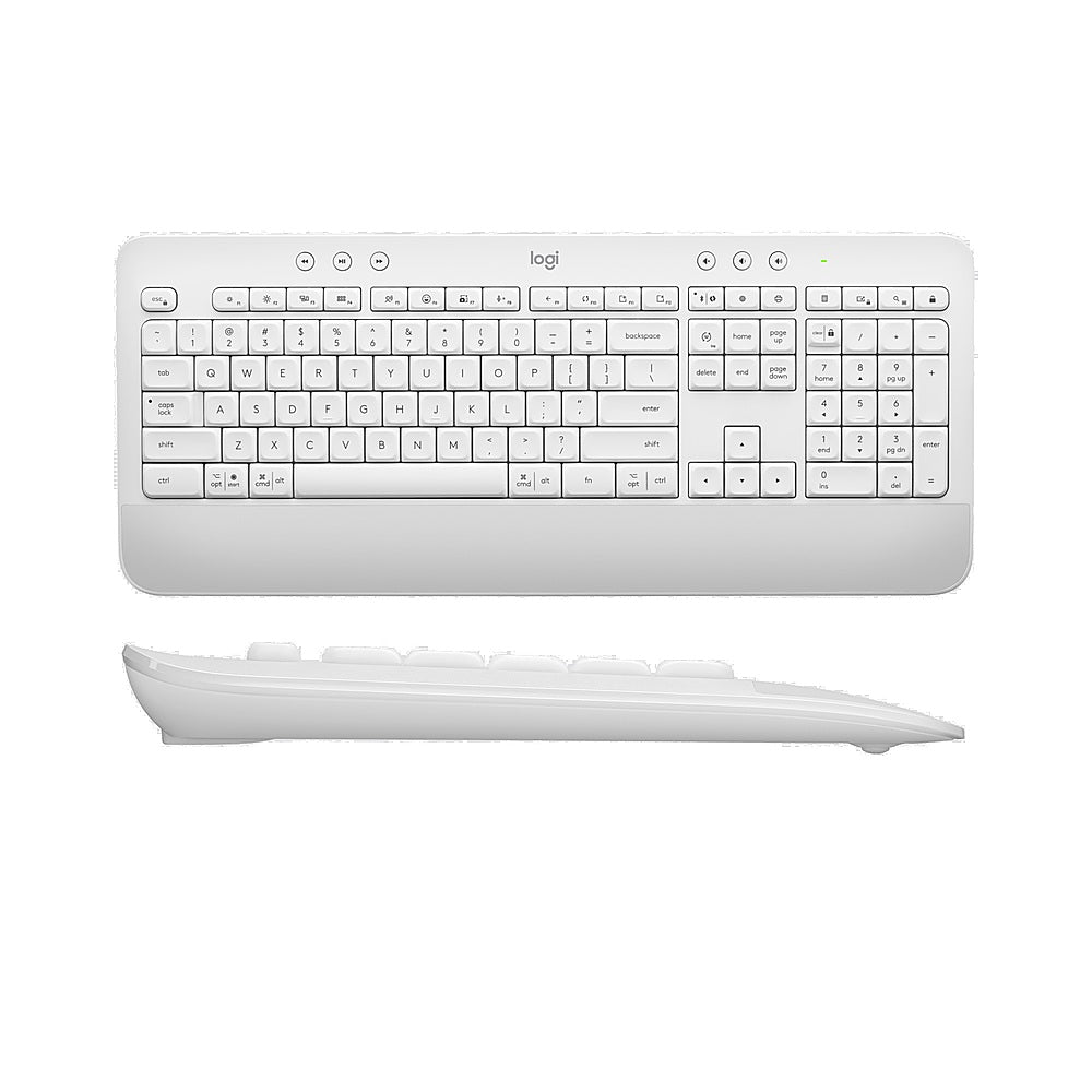 Logitech - Signature MK650 Combo for Business Full-size Wireless Keyboard and Mouse Bundle with Secure Logi Bolt Receiver - Off-White_2