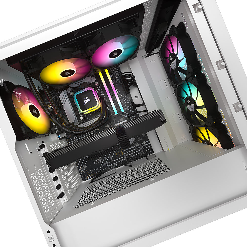 CORSAIR - VENGEANCE i7500 Gaming Desktop-Intel Core i7 14700KF-32GB RGB DDR5 Memory -NVIDIA GeForce RTX 4070 Ti SUPER-1TB SSD - White_1