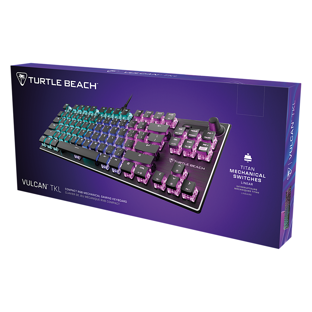 Turtle Beach - Vulcan TKL Wired Mechanical TITAN Linear Switch Gaming Keyboard with Per-key AIMO RGB Lighting - Black_5