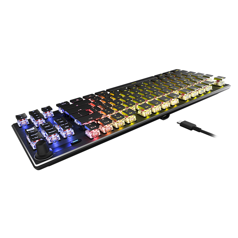 Turtle Beach - Vulcan TKL Wired Mechanical TITAN Linear Switch Gaming Keyboard with Per-key AIMO RGB Lighting - Black_9