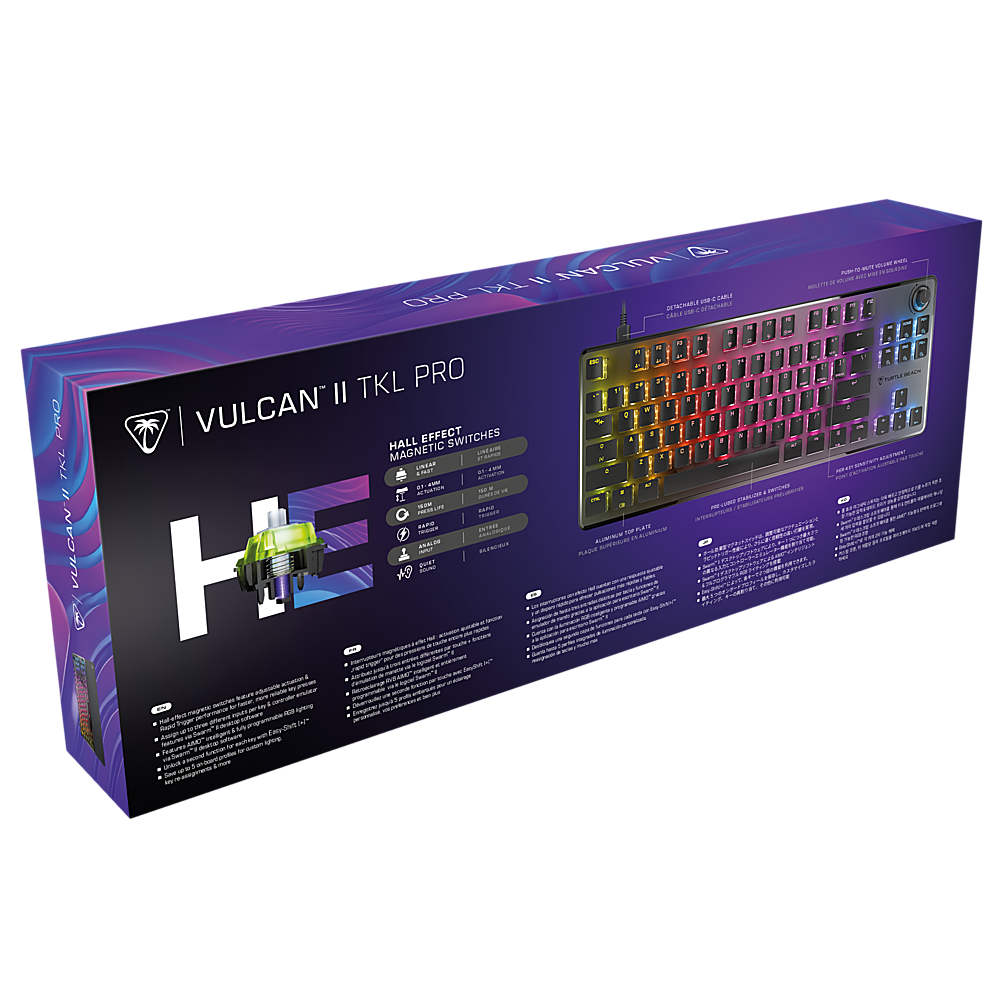 Turtle Beach - Vulcan II TKL Pro Wired Magnetic Mechanical Gaming Keyboard with Analog Hall-Effect Switches - Black_8