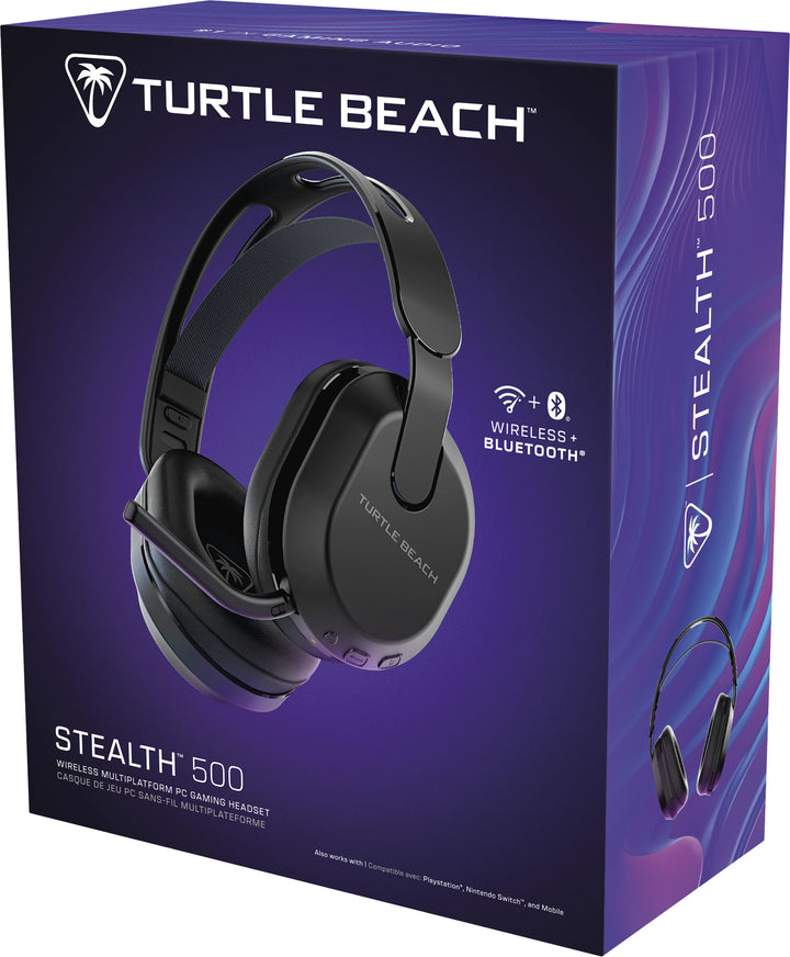 Turtle Beach - Stealth 500 Wireless Amplified Gaming Headset for PC, PS5, PS4, Nintendo Switch, & Mobile with 40-Hr Battery & Bluetooth - Black_11