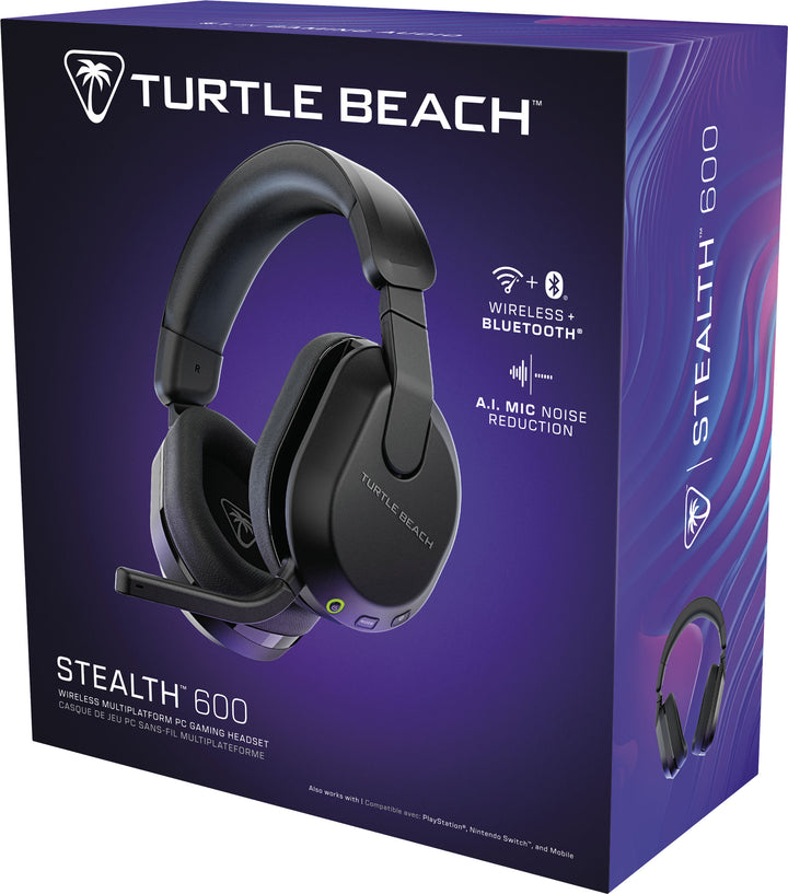 Turtle Beach - Stealth 600 Wireless Multiplatform Gaming Headset for PC, PS5, PS4, Nintendo Switch & Mobile with 80-Hr Battery - Black_11