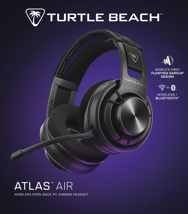 Turtle Beach - Atlas Air Wireless Open Back Gaming Headset for PC, PS5, PS4, Nintendo Switch, Mobile with Floating Earcup - Black_10