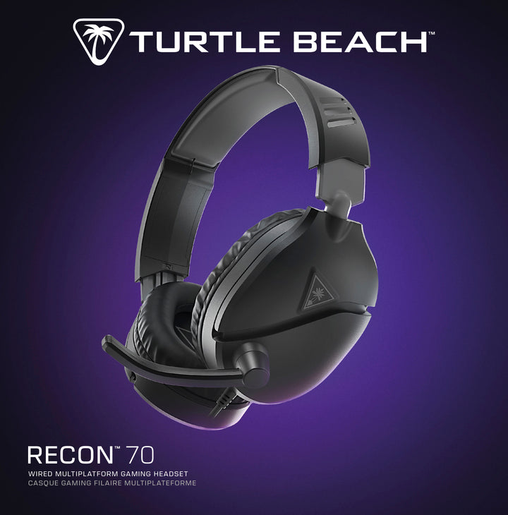 Turtle Beach - Recon 70 Multiplatform Wired Gaming Headset for PC, PS5, PS4, Xbox Series X|S, Xbox One, Nintendo Switch & Mobile - Black_4