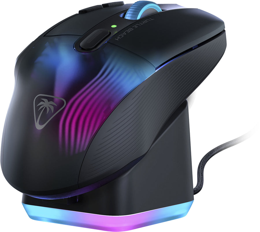 Turtle Beach - Kone XP Air Wireless Optical Gaming Mouse with Charging Dock and AIMO RGB Lighting - Black_0