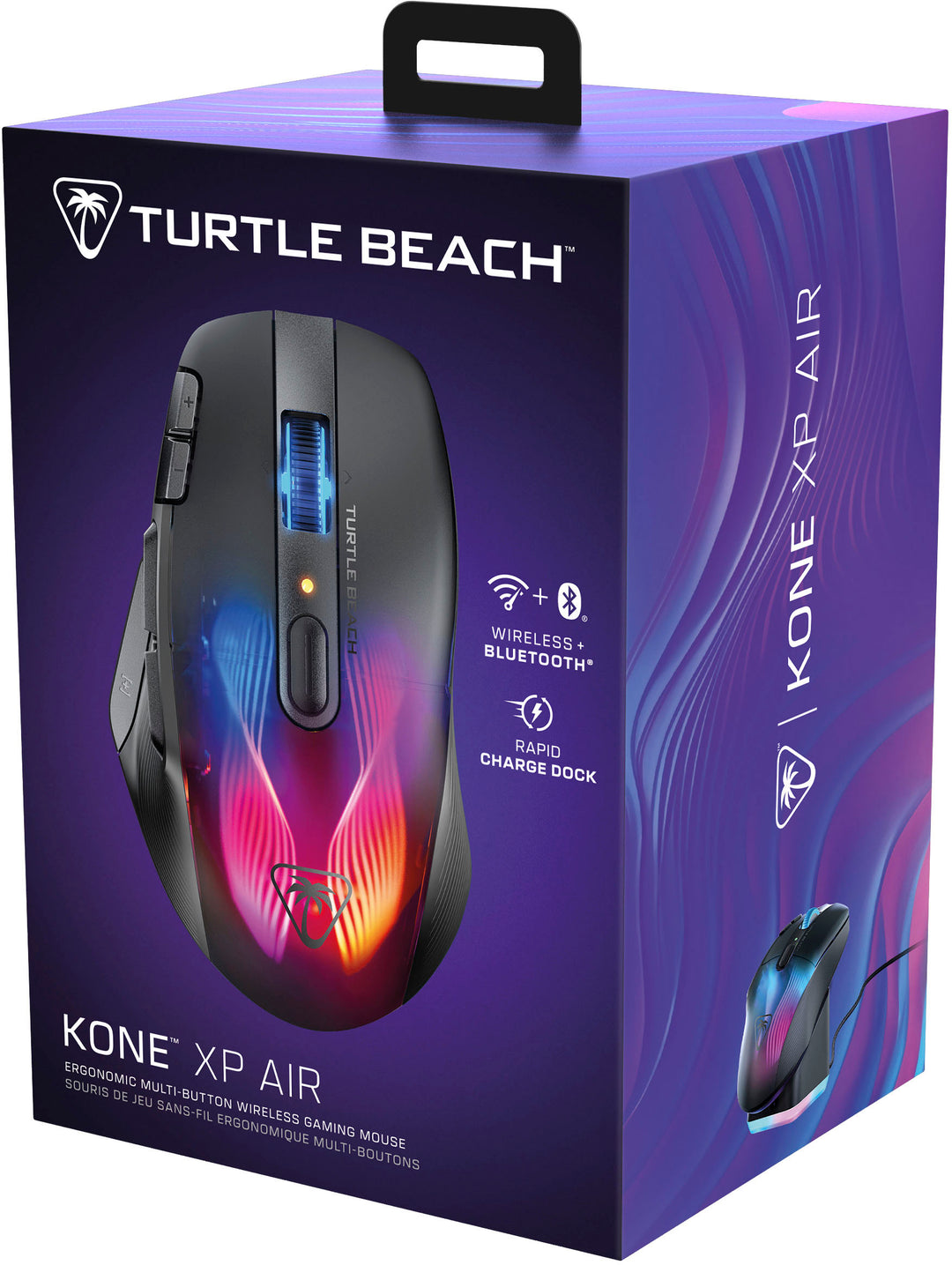 Turtle Beach - Kone XP Air Wireless Optical Gaming Mouse with Charging Dock and AIMO RGB Lighting - Black_10