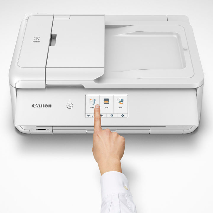 Canon - PIXMA TS9521Ca Wireless All-In-One Inkjet Printer - White_3