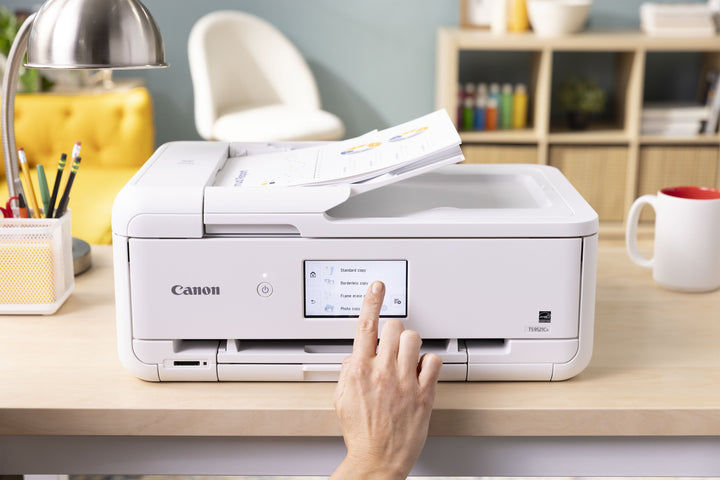 Canon - PIXMA TS9521Ca Wireless All-In-One Inkjet Printer - White_10