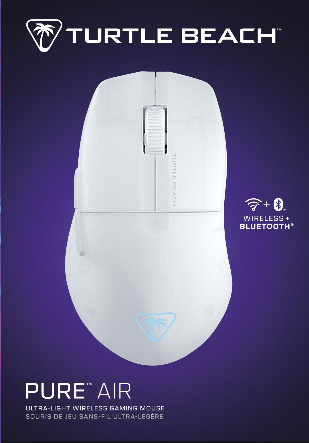 Turtle Beach - Pure Air Ultra-Light Wireless Ergonomic RGB Gaming Mouse with 26K DPI Optical Sensor & 125 hour Battery - White_6