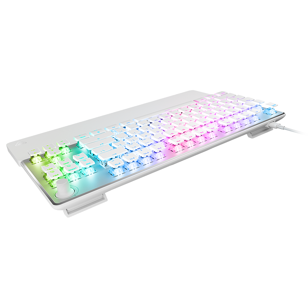 Turtle Beach - Vulcan II TKL Pro Wired Magnetic Mechanical Gaming Keyboard with Analog Hall-Effect Switches - White_1