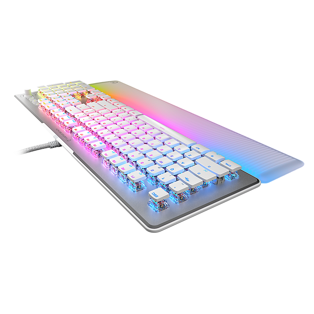 Turtle Beach Vulcan II Max Full-size Wired Mechanical TITAN Switch Gaming Keyboard with RGB lighting and palm rest - White_1