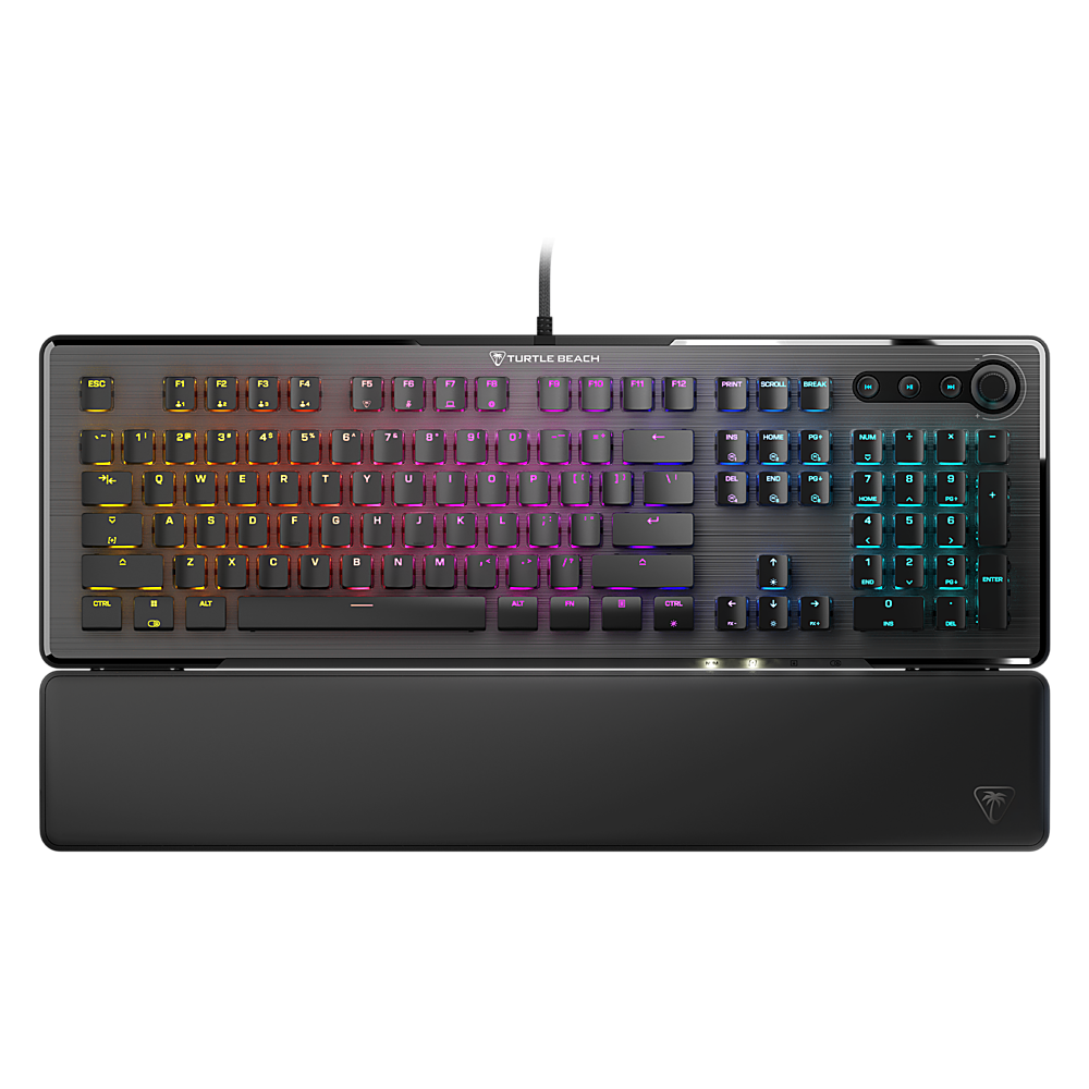 Turtle Beach - Vulcan II Full-size Wired Mechanical TITAN II Switch Gaming Keyboard with RGB Illuminated Keys - Black_0