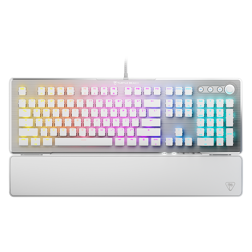 Turtle Beach - Vulcan II Full-size Wired Mechanical TITAN II Switch Gaming Keyboard with RGB Illuminated Keys - White_0