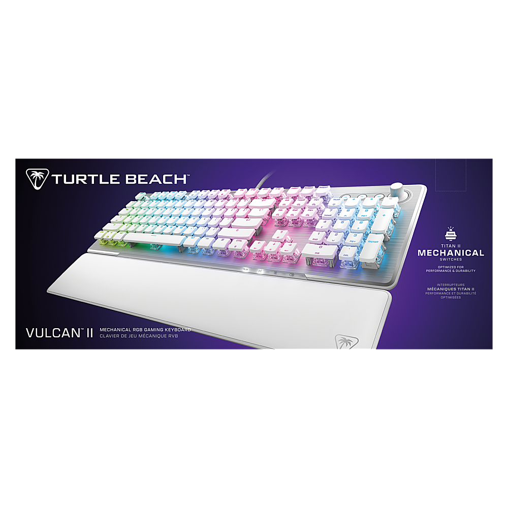 Turtle Beach - Vulcan II Full-size Wired Mechanical TITAN II Switch Gaming Keyboard with RGB Illuminated Keys - White_5