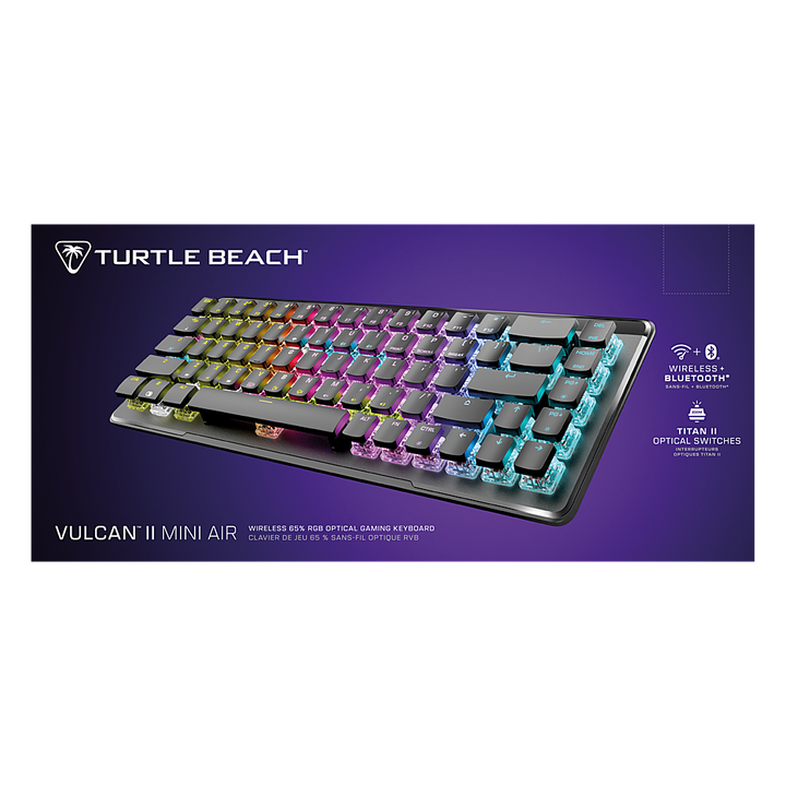 Turtle Beach - Vulcan II Mini Air 65% Wireless Optical Mechanical Gaming Keyboard with Customizable RGB Illumination - Black_5