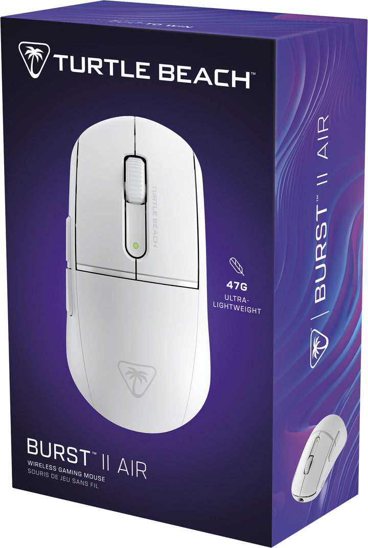 Turtle Beach - Burst II Air Ultra Lightweight Wireless Symmetrical Gaming Mouse with Bluetooth & 120-hour battery - White_10
