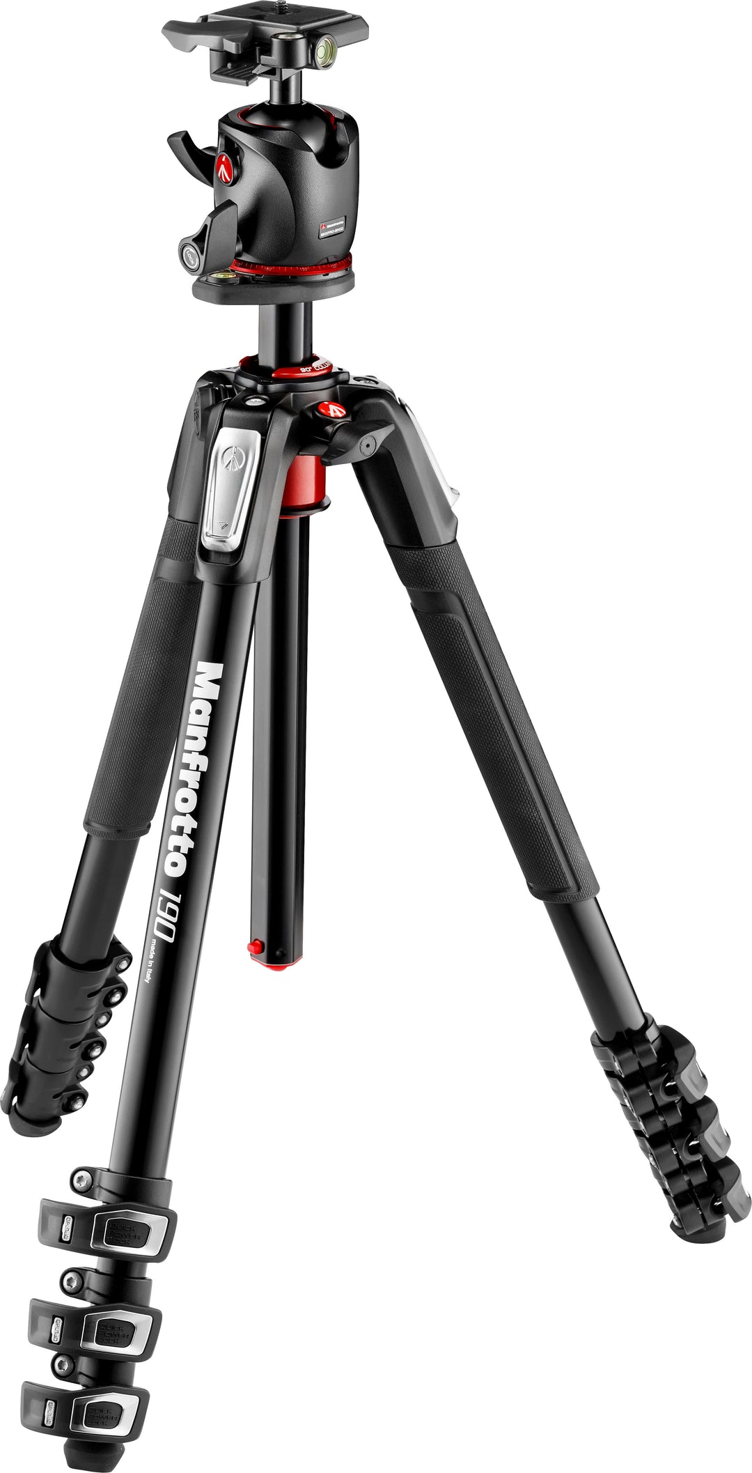 Manfrotto - MK190XPRO4-BHQ2 Aluminum Tripod with XPRO Ball Head and 200PL QR Plate_0