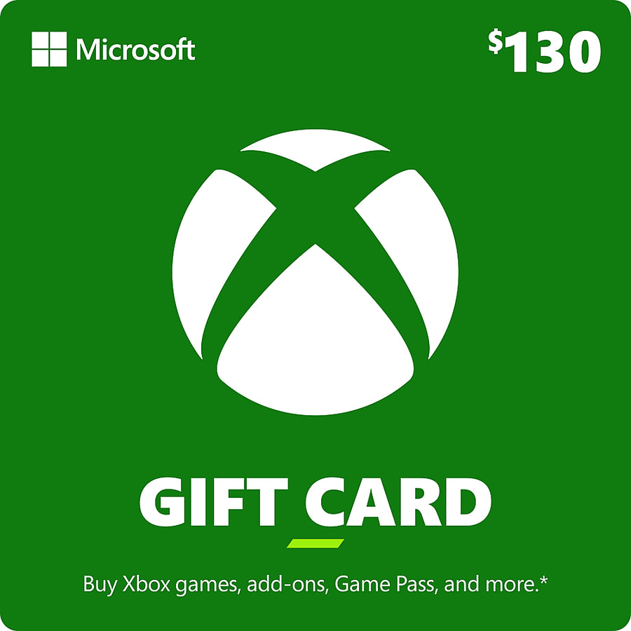 Microsoft - Xbox $130 Gift Card [Digital]_0
