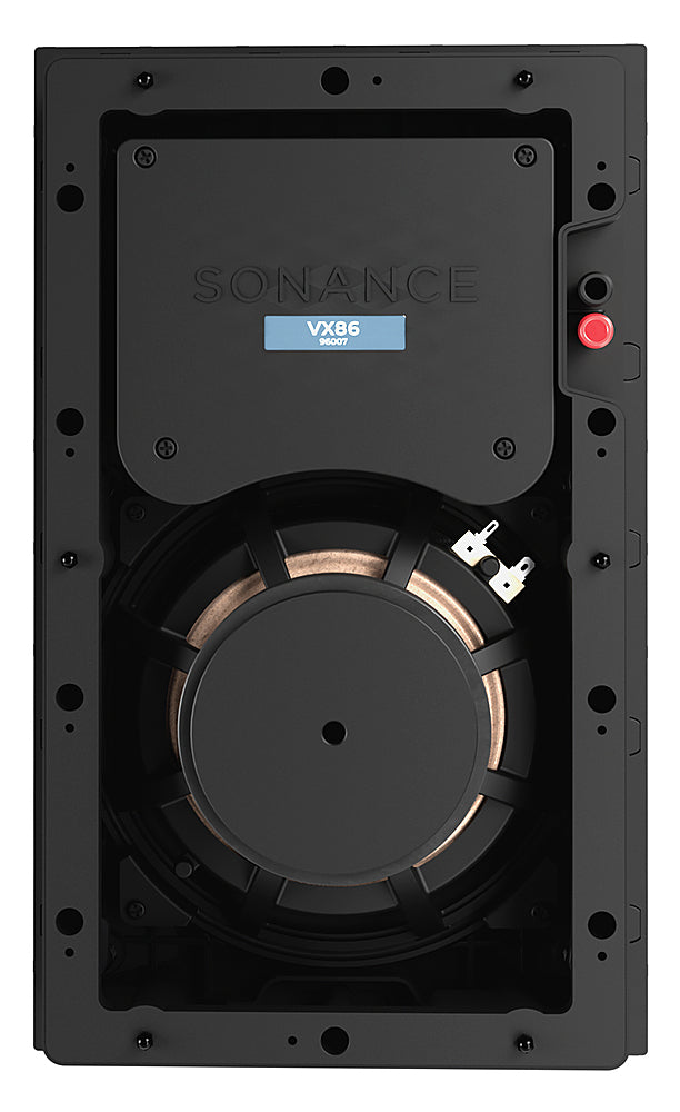 Sonance - VX86 RECTANGLE SINGLE SPEAKER - Visual Experience Series 8" Large Rectangle 2-Way Speaker (Each) - Paintable White_2