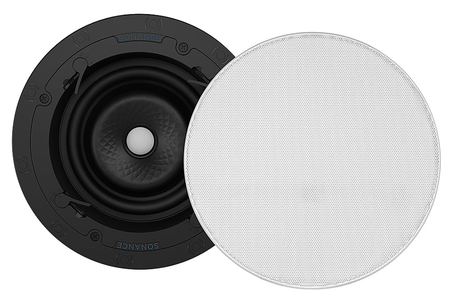 Sonance - VX64R SINGLE SPEAKER - Visual Experience Series 6" Medium Round 2-Way Speaker (Each) - Paintable White_0