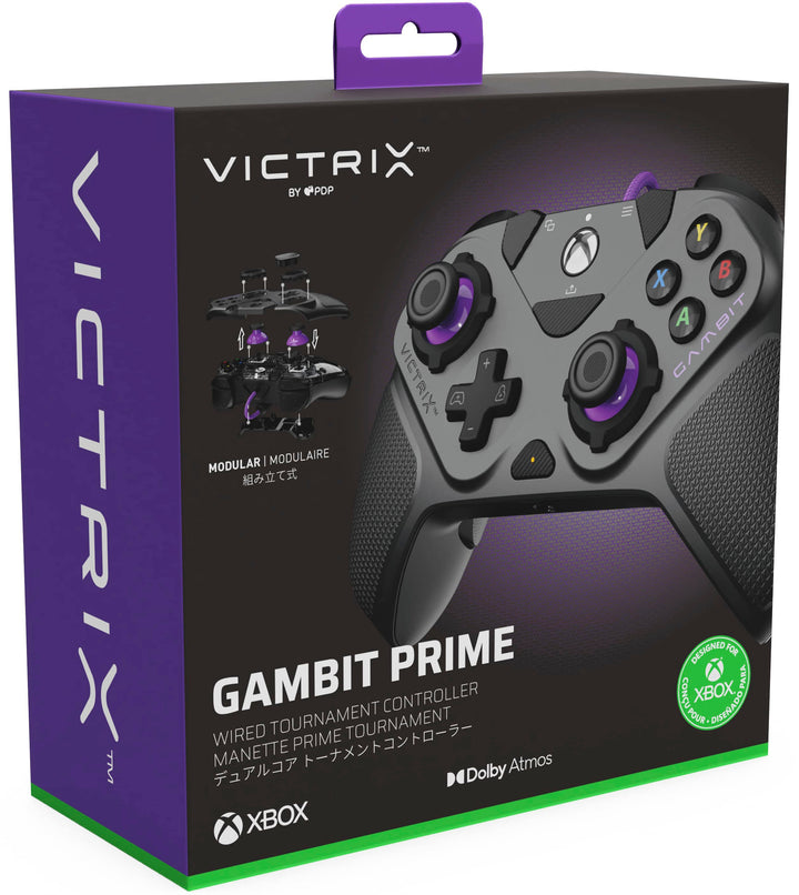 PDP - Victrix Gambit Prime Wired Tournament Controller for Xbox Series X|S, Xbox One, and Windows 10/11 PC - Gray_10