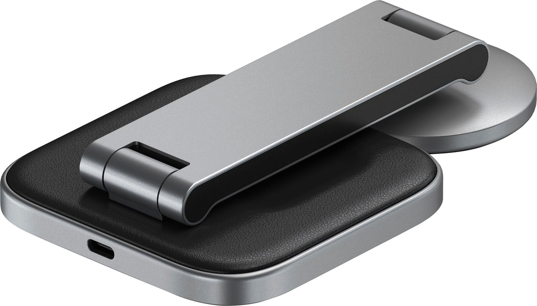 Satechi - 2-in-1 Foldable Qi2 Wireless Charging Stand - Space Gray_4