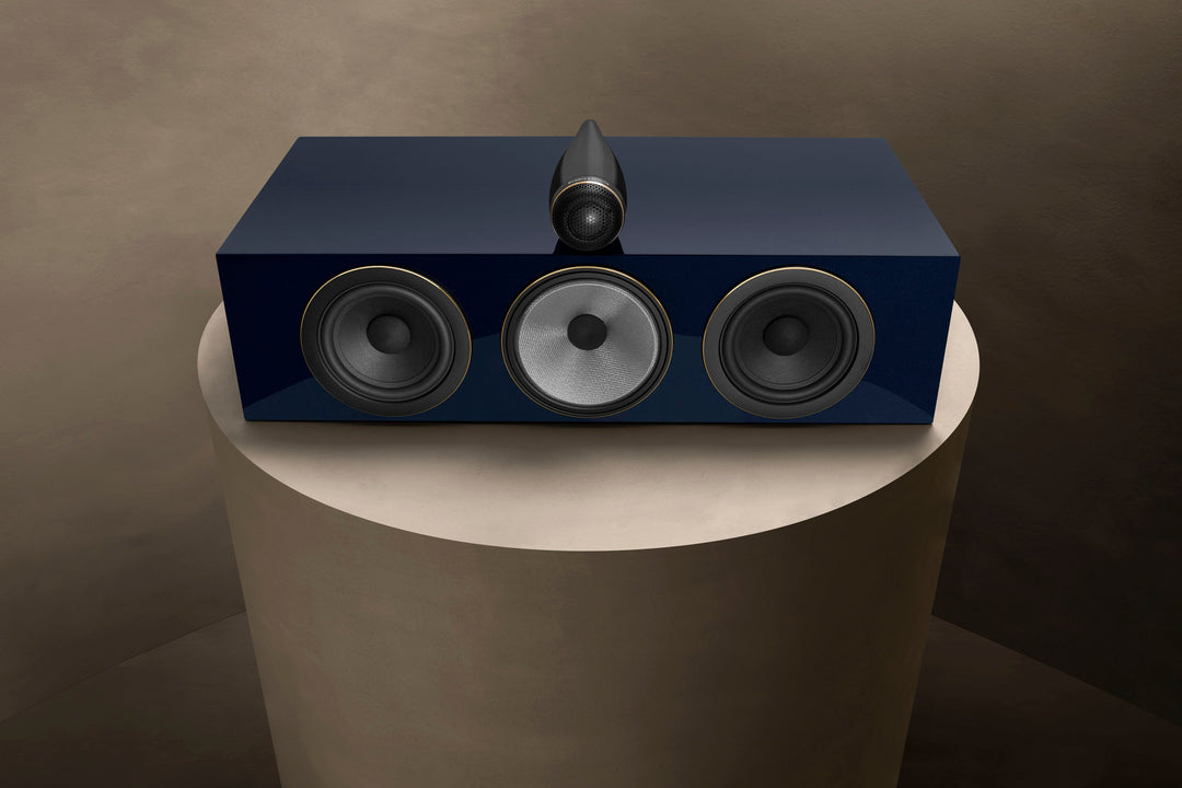 Bowers & Wilkins - 700 Series 3 Signature Center Channel with 1" Tweeter On Top and Two 6.5" Bass Drivers (Each) - Metallic Midnight Blue_2