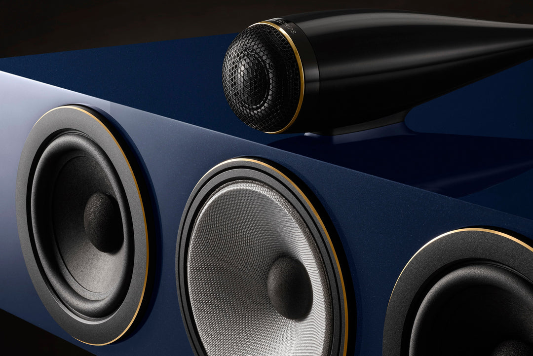 Bowers & Wilkins - 700 Series 3 Signature Center Channel with 1" Tweeter On Top and Two 6.5" Bass Drivers (Each) - Metallic Midnight Blue_3