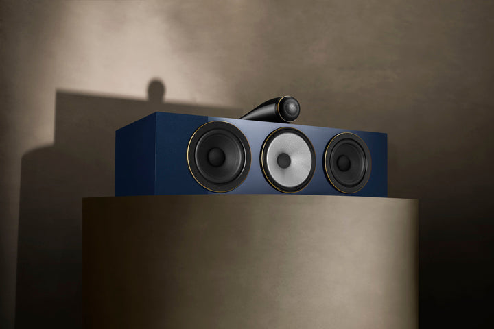 Bowers & Wilkins - 700 Series 3 Signature Center Channel with 1" Tweeter On Top and Two 6.5" Bass Drivers (Each) - Metallic Midnight Blue_4