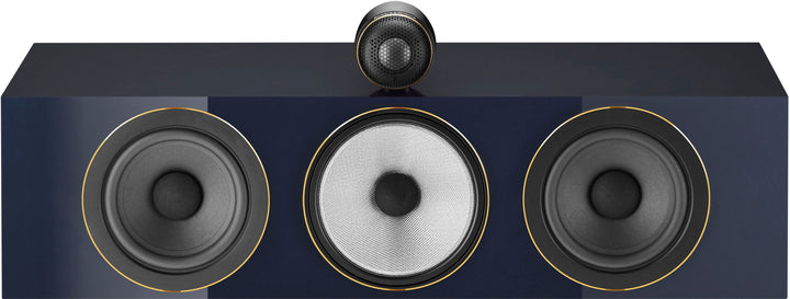 Bowers & Wilkins - 700 Series 3 Signature Center Channel with 1" Tweeter On Top and Two 6.5" Bass Drivers (Each) - Metallic Midnight Blue_7