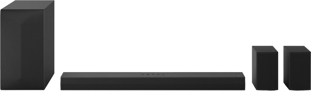 LG - 5.1 Channel Soundbar with Wireless Subwoofer and Rear Speakers - Black_0