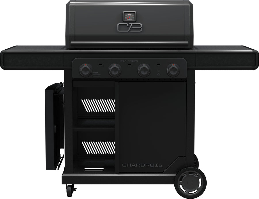 Charbroil - Pro Series with Amplifire™ Infrared Technology 4-Burner Propane Gas Grill Cabinet, 463279224 - Black_0