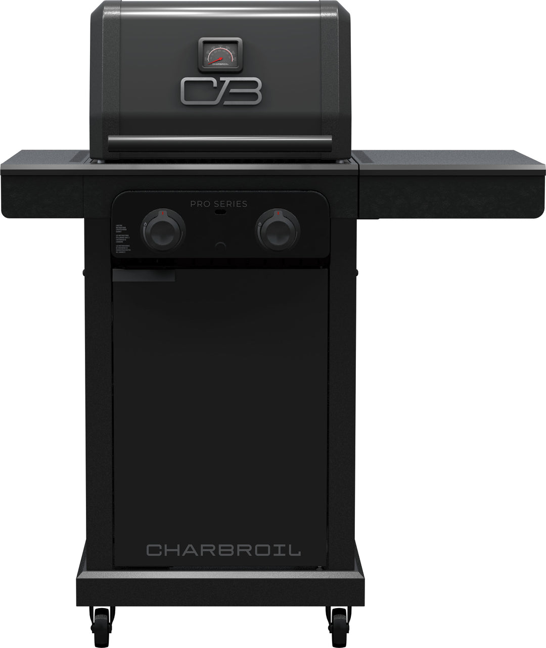 Char-Broil - Pro Series with Amplifire™ Infrared Technology 2-Burner Propane Gas Grill Cabinet, 463676724 - Black_0