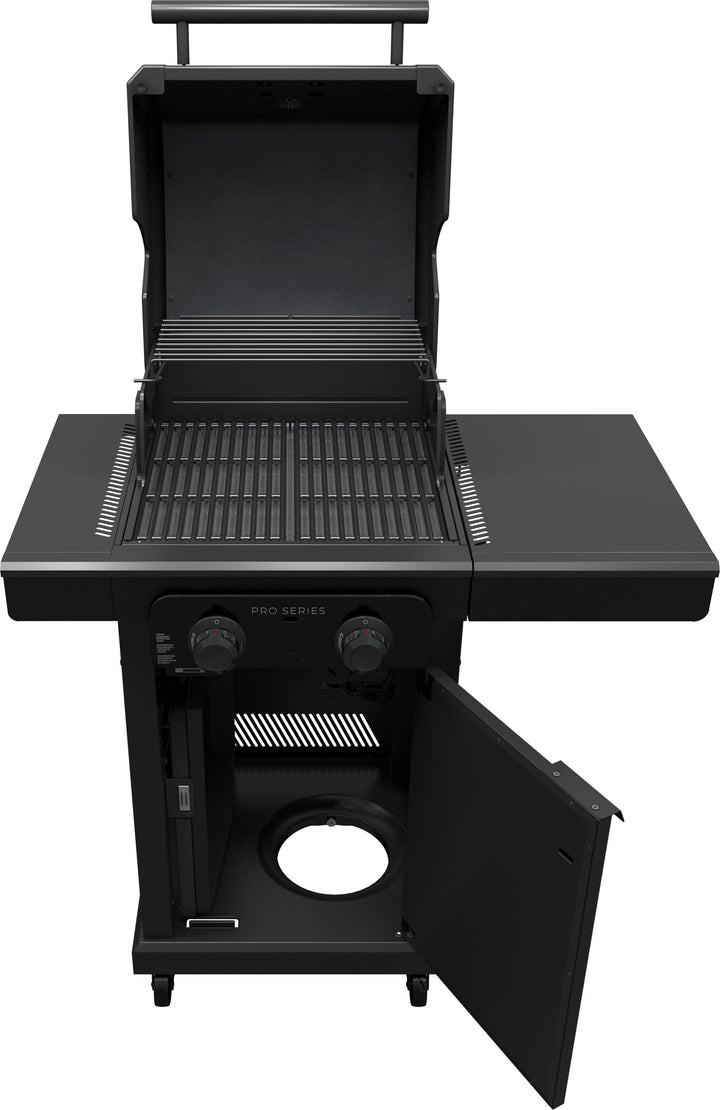 Char-Broil - Pro Series with Amplifire™ Infrared Technology 2-Burner Propane Gas Grill Cabinet, 463676724 - Black_6