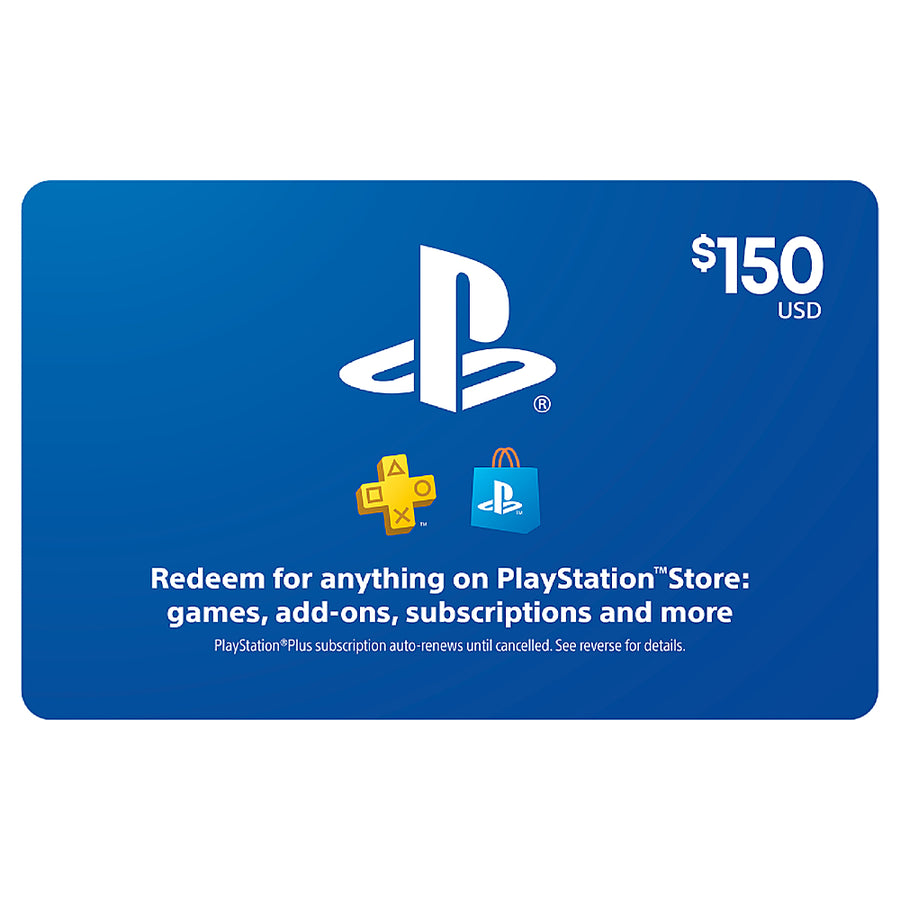 Sony - $150 PlayStation Store Card [Digital]_0